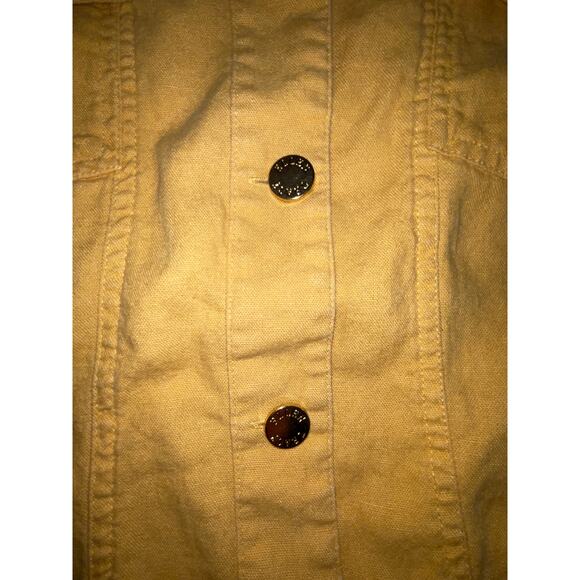 Ellen Tracy Linen Blend Jacket - Women's Size‎ 1X - Warm Gold Color - Picture 3 of 9